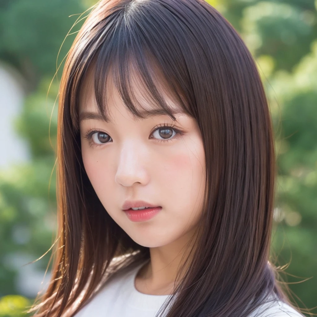 (((hd closeup photo))),one standing Aimi Rin looking at camera,25 years old, (((Aimi Rin))), in the Tokyo city