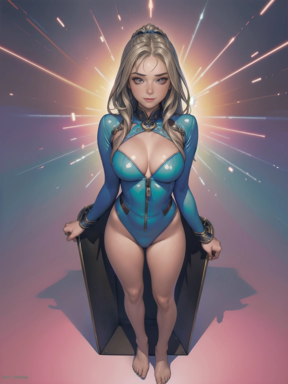 Different mood american busy with big eyes woman big eyes with very two long hair, showing cleavage,smiling, showing cleavage army dress open zip style,portraite: Gentle liquid sky Opal opulence Elsa,full body view,smooth fit, greasy skin, wearing sexy army pilot dress,dslr, f/2.8, 5D, 16K, hip be Super-Resolution . realisitic style, chave visual, Vibrant, studio, showing cleavage, realisitic, highy detailed A smile whimsical full body view girl with background of war jet seeing ,standing isharp look with saggy breast showing cleavage, The wide eyes, pink lips,, Broad Hips, Perfect Anatomia, face ilumined, face detailed, perfects eyes, detailedeyes, golden ratio, perfect toes. breathtaking, work of art, High definition, Accent lighting, contrasted with bright paint colors, details Intricate, highy detailed, proffesional, lustrous, moderno