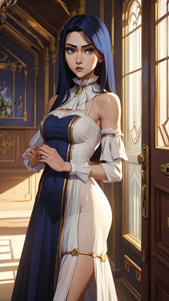 A beauty woman in a fantastic space., White and gold tight micro dress., 98k, {{Masterpiece}}, Best Quality, high quality:1.4), {{[[front look}}, Look like_contact, Various poses)]], very pretty face, and very pretty Look likes, pretty pictures, beautiful images, {{whole whole body}}, {{{{{{{{long legs}}}}}}}}, {{{{slim and sexy body}}}}, {{{{{{tall woman}}}}}}, {{177 cm tall}}, Alone, beautiful, beautiful, adorable, pale skin, {{German girl from 18 to 22 years old.}}, look beautiful German girl and blue Look likes or green Look likes ), Nordic German girl, {{{{{{{{{{whole body}}}}}}}}}}, {{{{{{{{{{high_heels}}}}}}}}}},