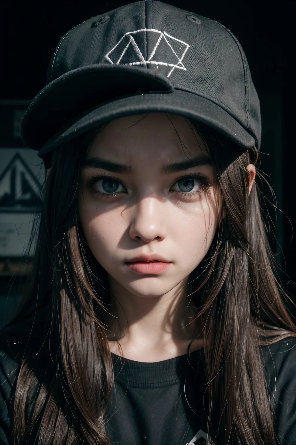 Image of the face of an angry wolf inside a triangle and below the triangle the phrase JAVS CAPS with a cap at the end