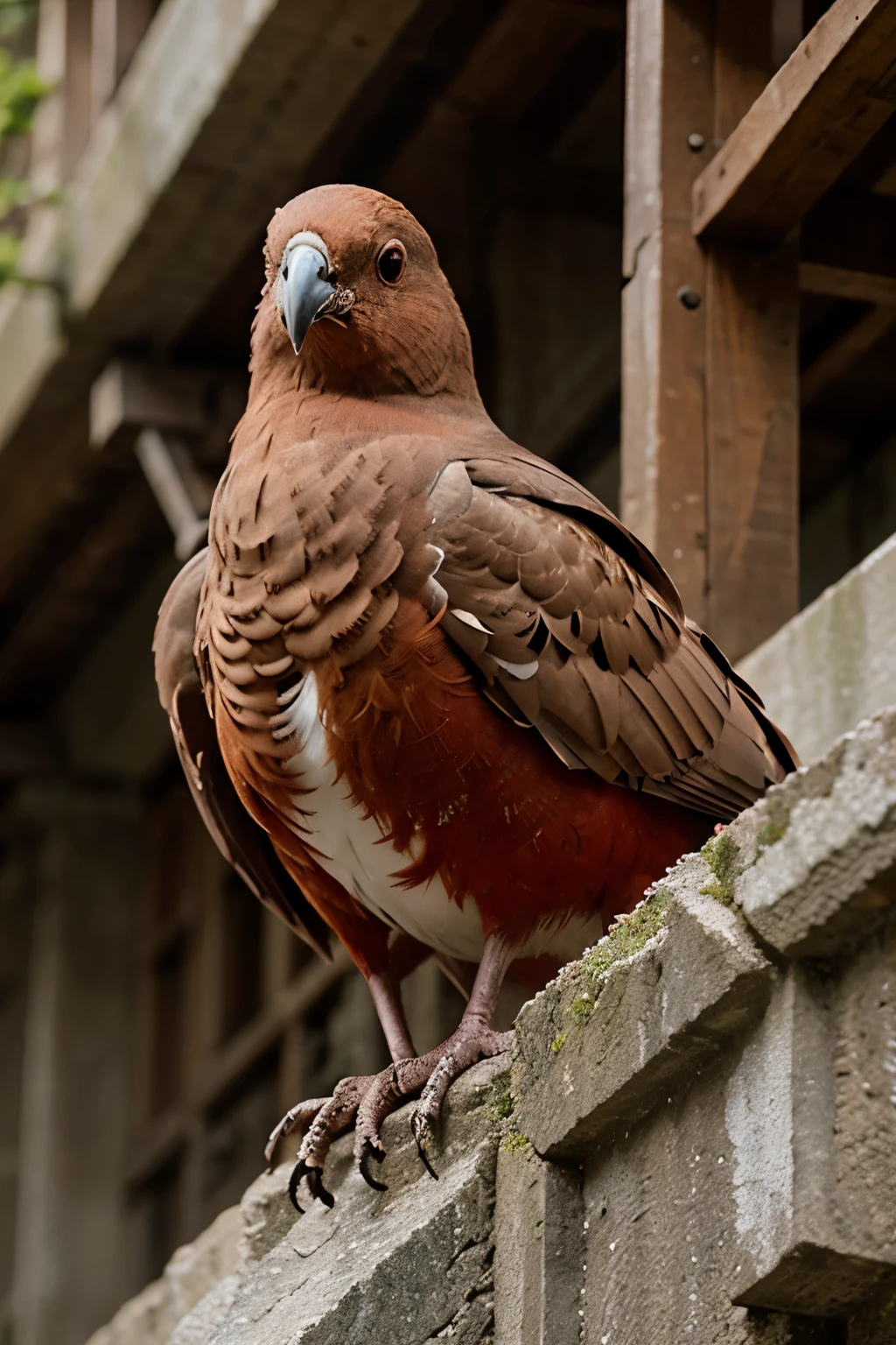Red dove