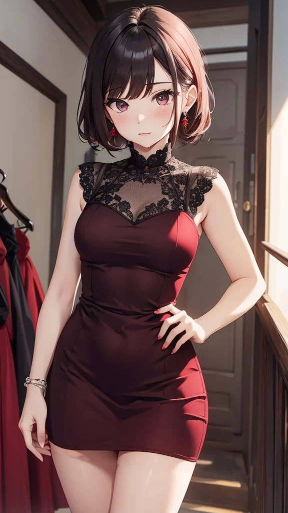 Red dress