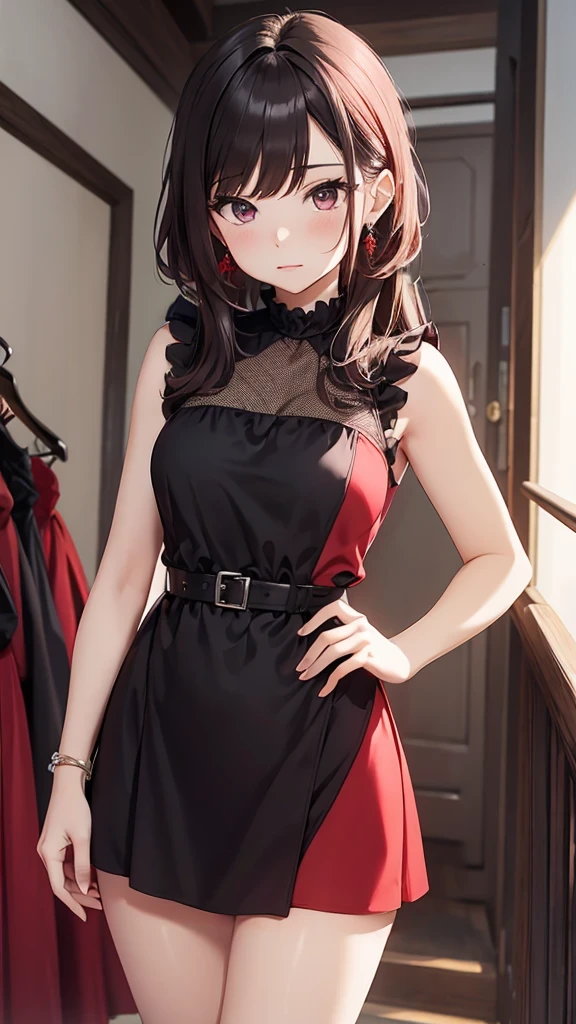Red dress