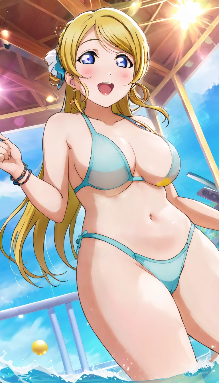 (masterpiece, highest quality:1.2)、Two women tempt the viewer、Big Breasts、Embarrassed、Shiofuki、 Completely naked、smile、Embarrassed、Big Breasts、Pussy、Pee、Breast milk、Being chubby、horny masturbation、Steam from the body、Spread your legs、See-through swimsuit、Large areola、Your body is wet、The nipples are erect、Spread your crotch with your fingers、My whole body is shaking
