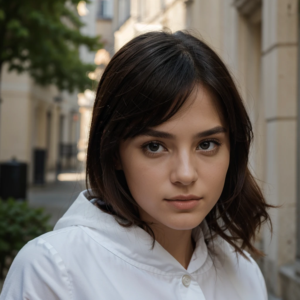 Générer un 1:1 photo de profil photoréaliste d'une femme colombienne de {22} ans. La personne doit avoir une expression sérieuse et professionnelle, et être posé {regardant par-dessus l'épaule: Crée un sentiment de mystère ou d'attrait.). Ils devraient porter (tenue). Faites attention aux détails réalistes des cheveux, y compris la longueur, couleur, et style. L’arrière-plan devrait être {forêt luxuriante: Implique un amour pour la nature et l’aventure.), complétant la scène globale. Veiller à ce que l’éclairage soit naturel et en harmonie avec le sujet et l’arrière-plan, créer une photo de profil cohérente et visuellement attrayante qui pourrait être confondue avec une photo prise par un professionnel.