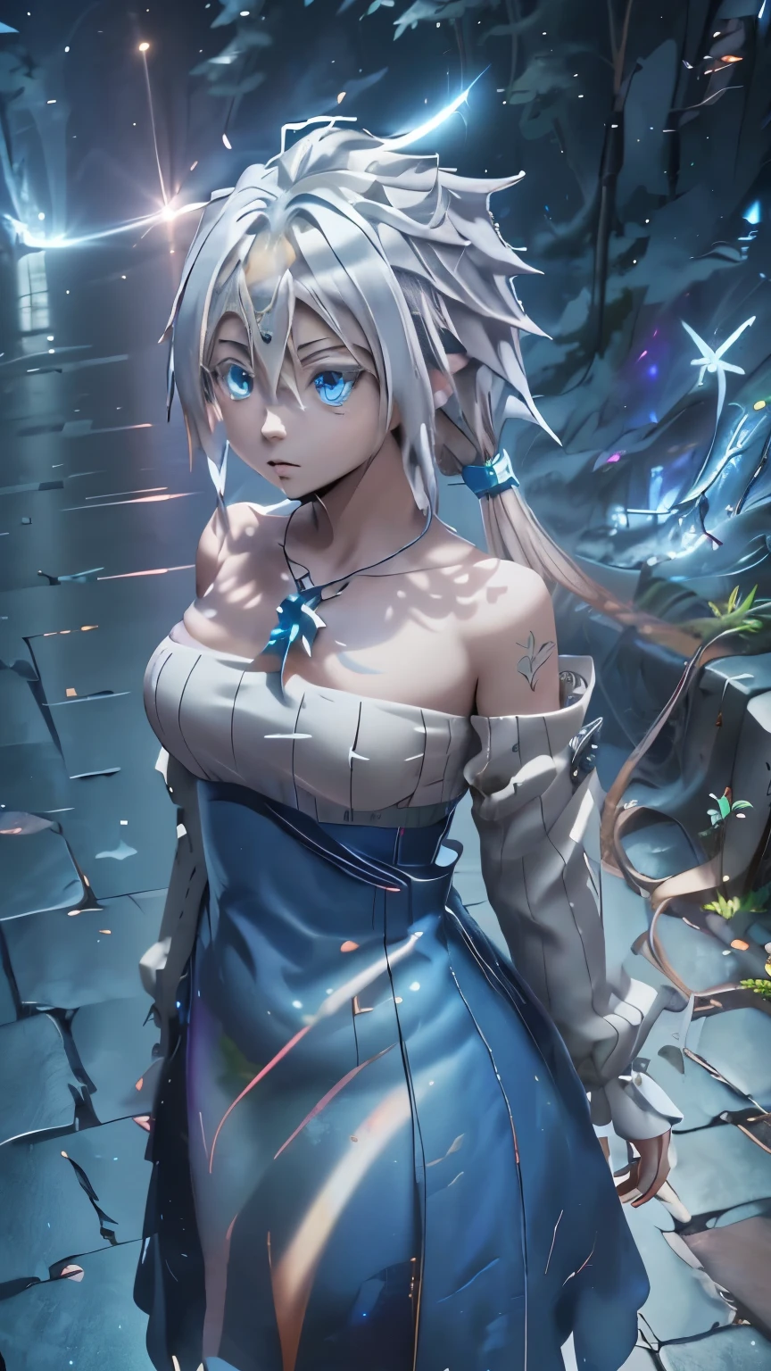 tensei shitara slime datta ken, velzard, silver Hair, male  body, anime art style, anime style, reincarnated as a slime, bright fiery eyes, bright blue eyes, burning eyes, wallpaper, 4 k manga wallpaper, animated badass 8k, 4k animado wallpaper, animated epic artwork, hd anime wallaper, anime wallaper, animated style 4k, ultra hd animado wallpaper, animado wallpaper 4k, animado wallpaper 4 k, epic animated style, mitz vah art style, detailed animated art, blue lens flare