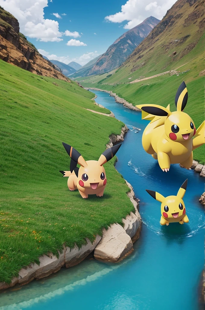 Crea una imagen de un pokemon 