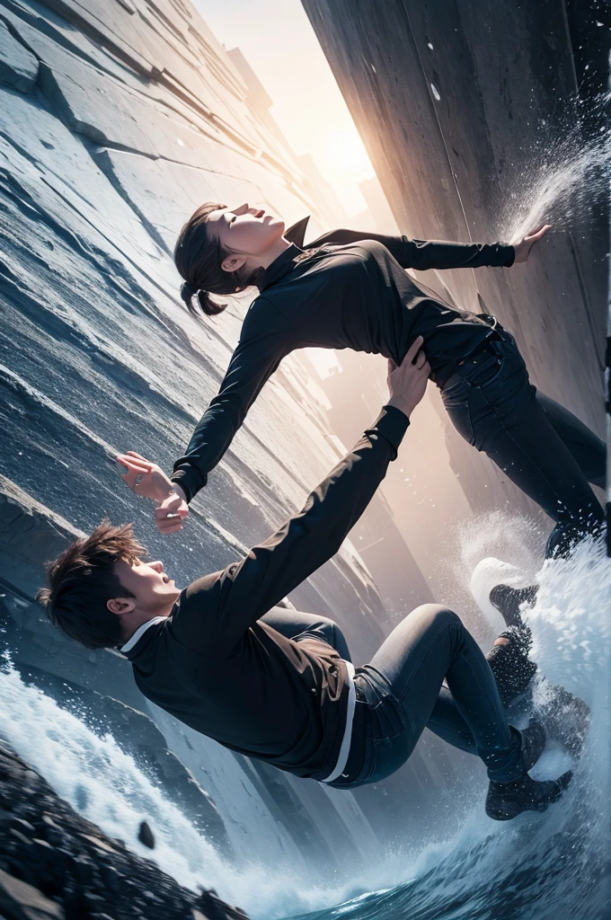 person falling