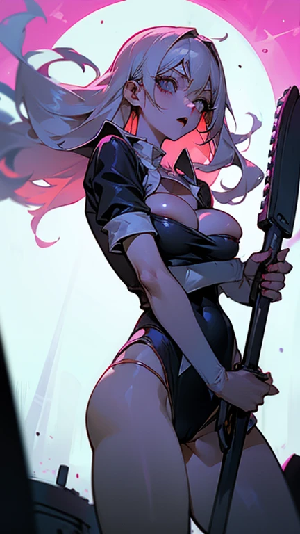 ((Horror))、((Poster Style))、(background、Virgin Mary)、ax、woman、underwear、Chest exposed、Shaking 、Beautiful nipplesnipples、t milkhite ligy、occult、Bloody、Iron mackerelrotch exposed)、pubic hair、Crotch facing the screen、genital、Blood red、Eyeball、Sparkling magenta eyes、Chainsaw Woman、Dripping 、ax、psychopath、Illuminates green、Legs open、Ecstasy
