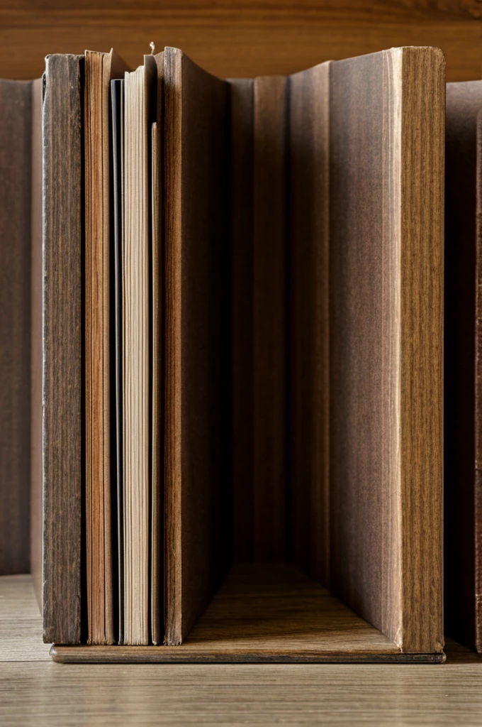 book with bent corner
