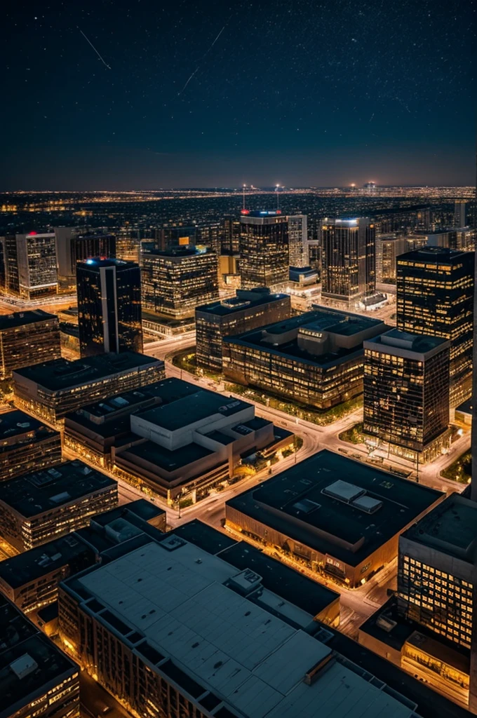 Create a 10-story company wherever it is at night
