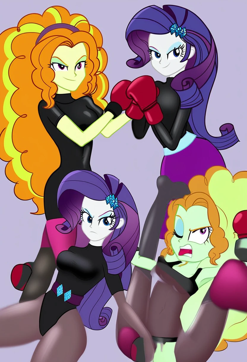 Eqg . Rarity boxing adagio angry in the bodystocking