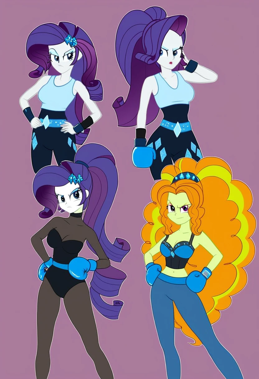 Eqg . Rarity boxing adagio angry in the bodystocking