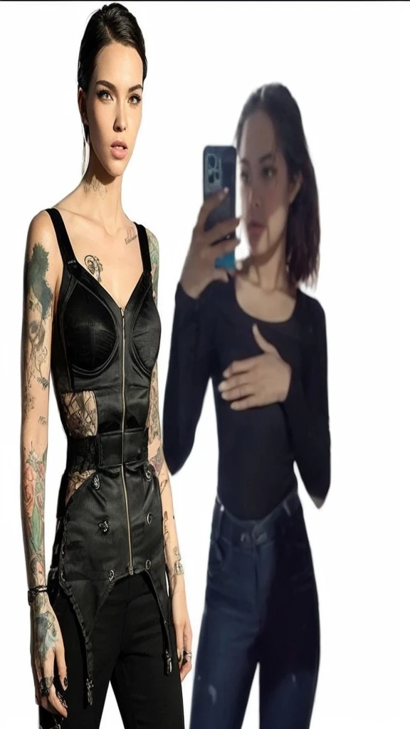 Ruby Rose On the street, (high quality)