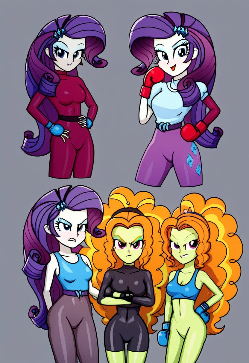 Eqg . Rarity boxing adagio angry in the bodystocking