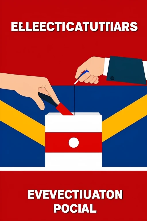 Animation video about electoral processes, democracy, actions of political parties, participation of society, alternation in power, political and social changes.