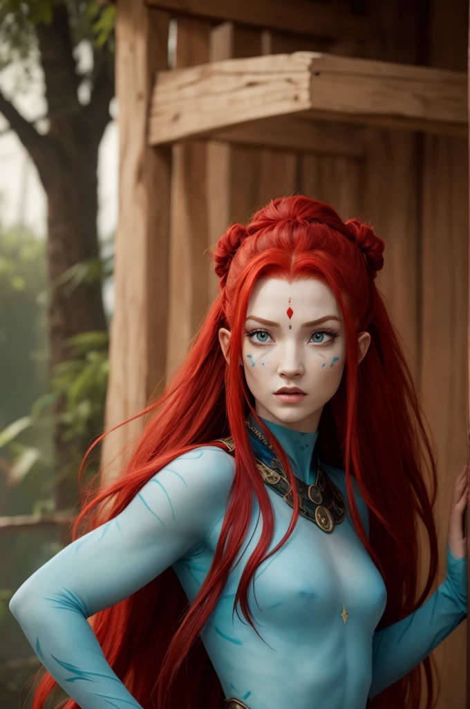 Avatar from the movie Funnily 2 with long red hair