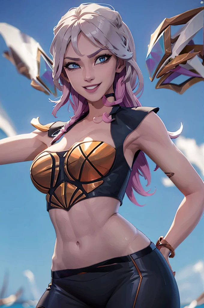 girl, sexy, smiling, spectacular body, wide