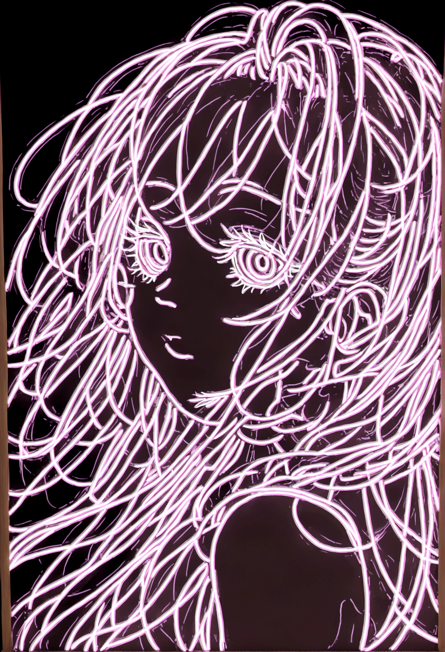 Neon lights for makeup girls