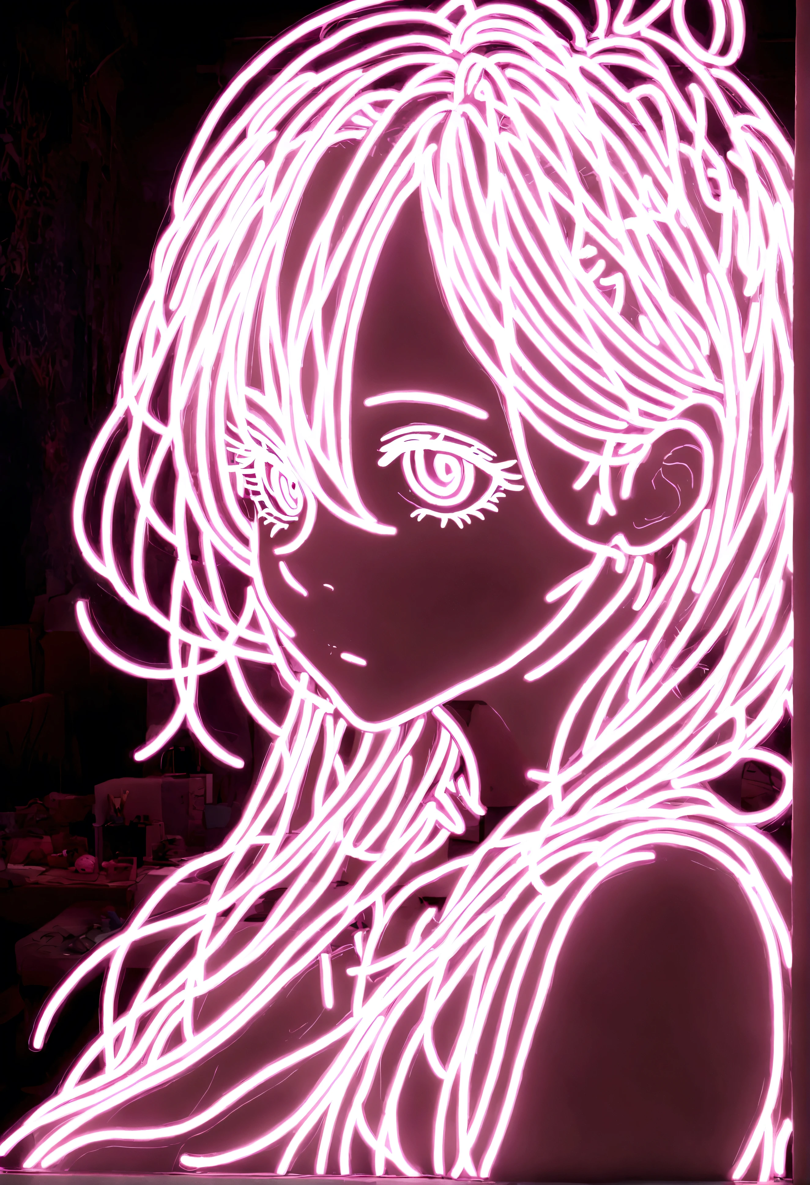 Neon lights for makeup girls