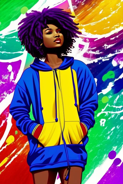 A background filled with scattered musical notes in various sizes and colors
A background completely filled with scattered musical notes in various sizes and colors, covering the entire screen.
beautiful girl colorful image
Dance hiphop Dance CREW Waacking Dance
Punking
black medium hair black medium hair
Five fingers Baggy clothes Baggy clothes