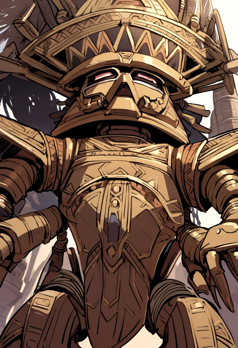 Ancient Aztec robot 