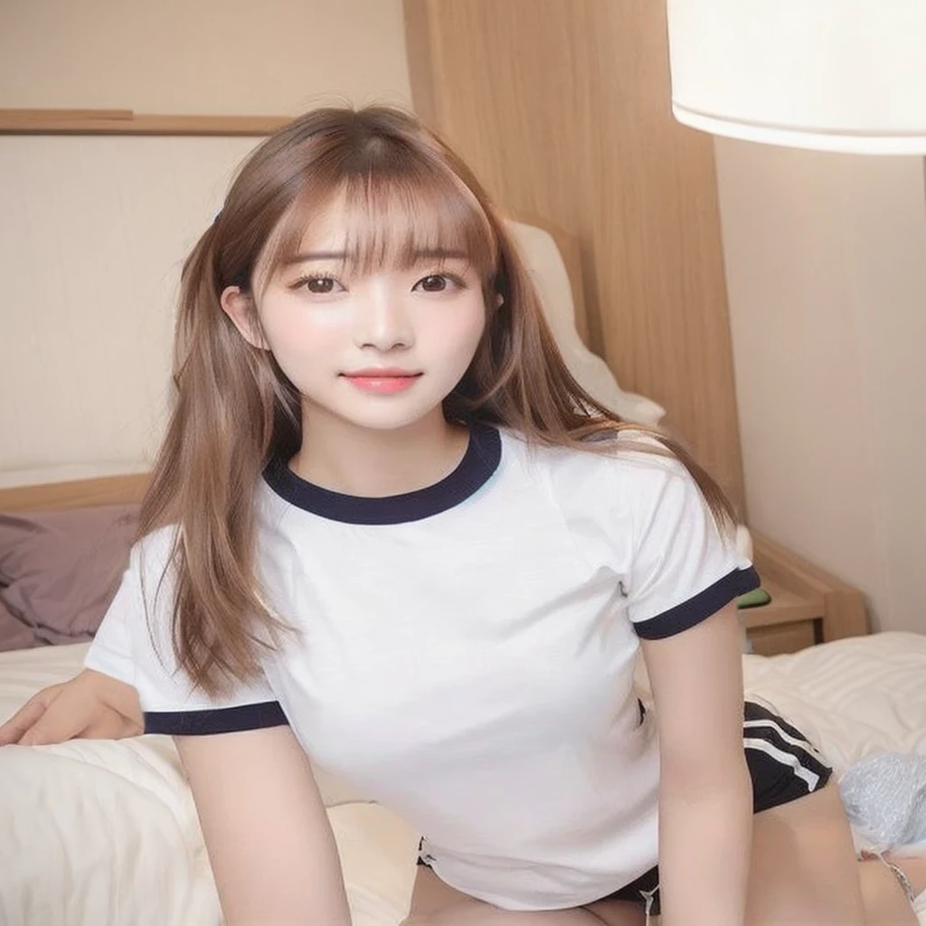 A dimly lit room in a love hotel
