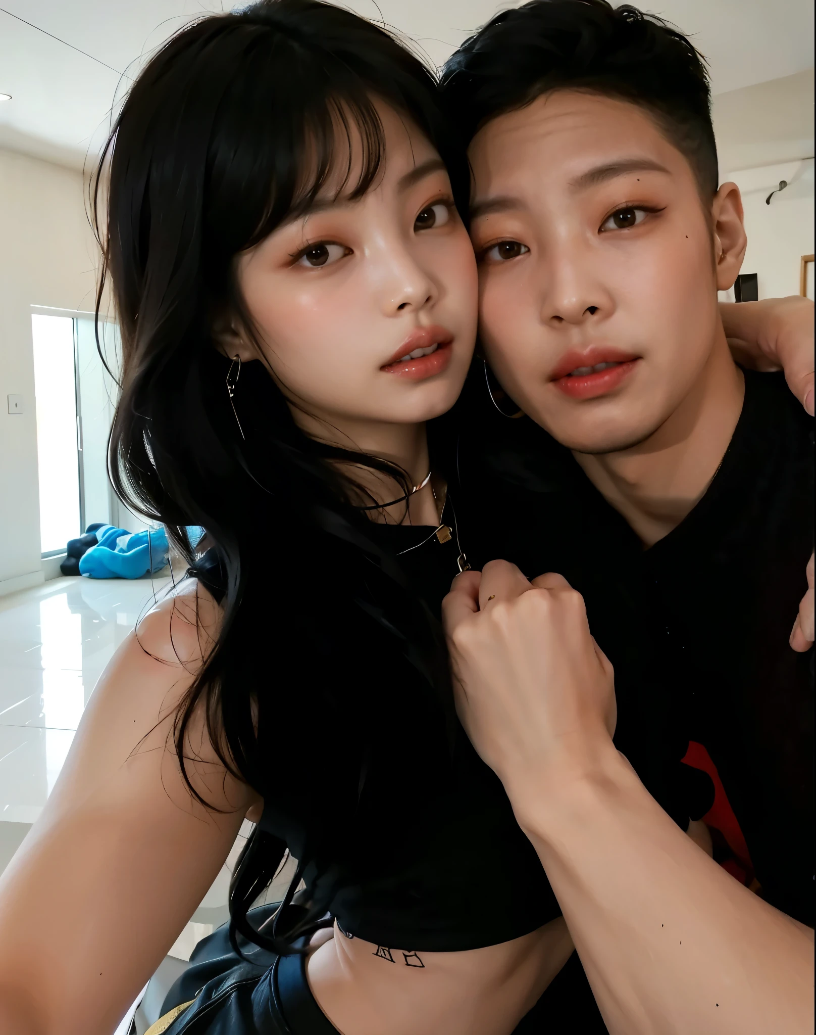 Jennie BlackPink com o seu namorado Jay Park