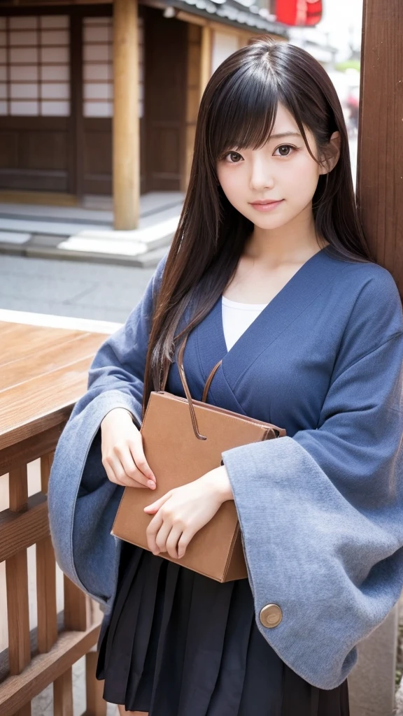 Japan girls in their 20s。She's wearing a pink lace bra and panties。Standing facing forward。Full body photo