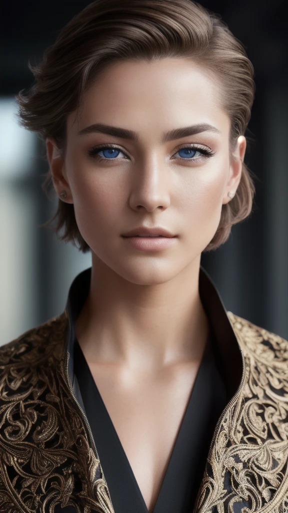 RAW, analogue, Nikon Z 14mm ultra-wide angle lens, award-winning glamour photograph, ((best quality)), ((masterpiece)), ((realistic)), skin pores, subsurface scattering, radiant light rays, high-res, detailed facial features, high detail, sharp focus, smooth, aesthetic, extremely detailed, (extremely detailed eyes, extremely detailed iris), extremely detailed hair, extremely detailed skin, extremely detailed clothes, octane render, photorealistic, realistic, post-processing, max detail, realistic shadows, roughness, natural skin texture, real life, ultra-realistic, photorealism, photography, 8k UHD, photography, hdr, intricate, elegant, highly detailed, sharp focus, stunning, beautiful, gorgeous), (masterpiece:1.2, best quality1:1, ultra-detailed:1.2, best shadow, 8k:1.1), (massive city:1.3, rooftop:1.1, city structures below, handrails), (contrasting background, bright background), (handsome detailed face), high contrast, (perfect illumination:1.2, beautiful color, delicate color), ((cinematic light)), colorful, hyper detail, dramatic light, intricate details, (1 man, solo, brown hair, short hair:1.1, blue eyes, dynamic angle, elegant suit with "SanoVision Studio" written on it), depth of field