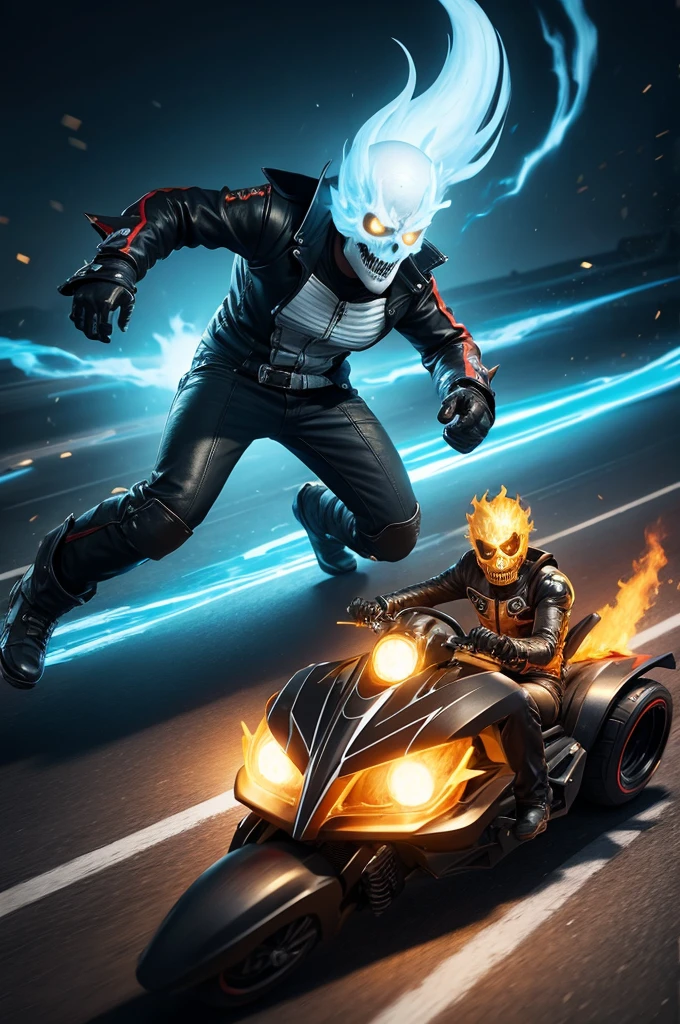 Ghost Rider in Mario Kart 8 Deluxe