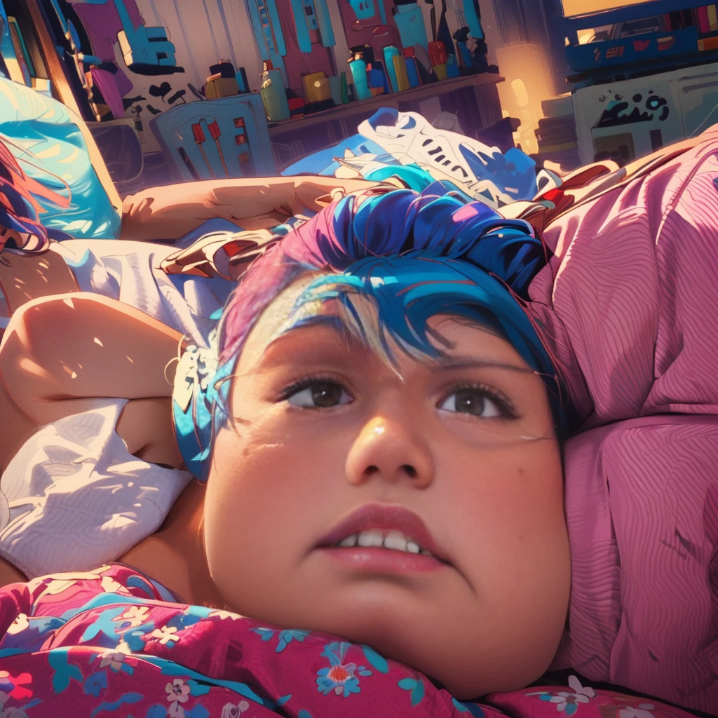 A woman is lying in bed with a pillow and a stuffed toy, profile image, 30-year-old woman, 30-year-old woman, Filmed in the early 2020s, Chubby, Photos taken in 2020, umamusume, 4 5 those, Nishimiya Shoko, tsutomo nihie, kiyoko suzuki