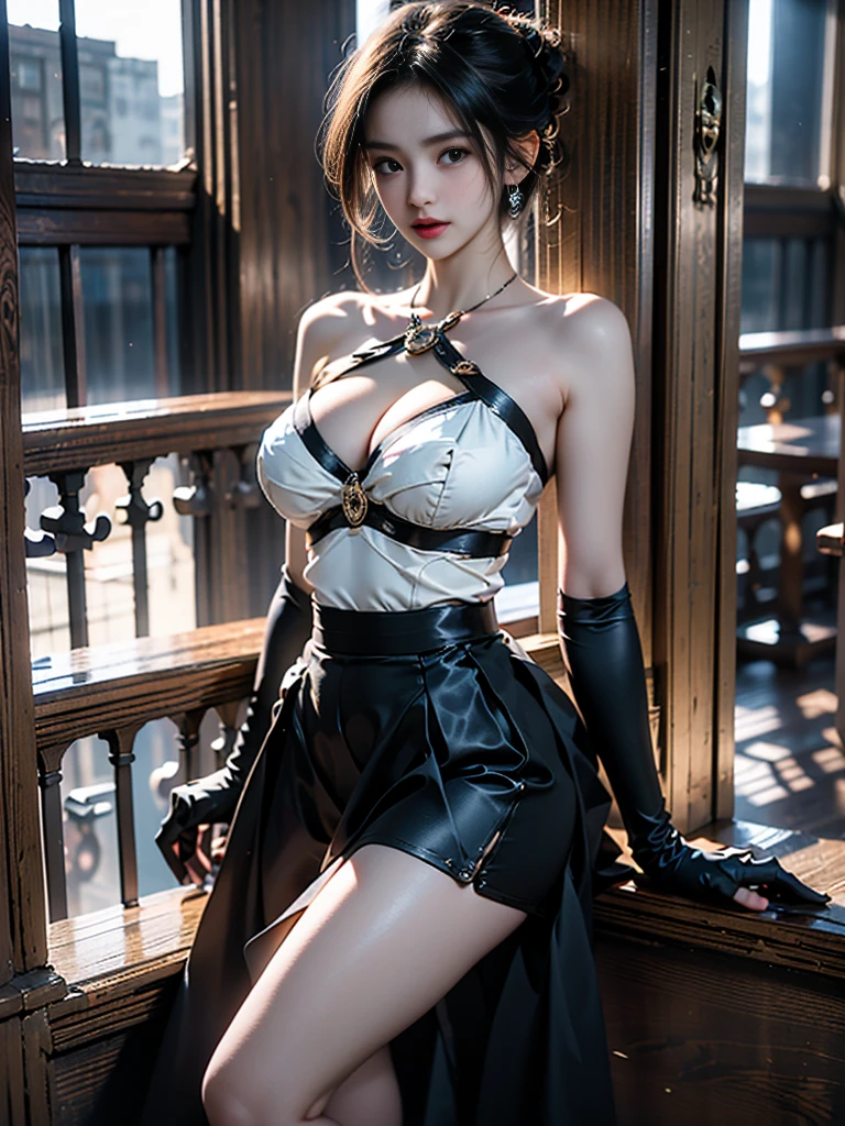 ((Bare shoulders)), ((Full breasts)), ((The skirt is short)), ((Sexy legs)), ((whole body)), Practical, Fashion girl, Red lips, Mature women, Exquisite makeup, big eyes, beautiful, (best quality, masterpiece:1.2), Ultra Detailed, (Practical:1.37), ((Random scenes, Random shooting angles)), ((Sexy long legs)), Young and energetic, Charming model, (Delicateeyes, Delicate lips), Show a bright smile, Create stunning girl images, warm color, Very high color saturation, Official Art, Extremely detailed CG, Unity 8K Wallpaper, (High Dynamic Range :1.4), (Movie atmosphere),(Soft colors), (Natural skin texture, ultra-Practical, Soft Light, sharp),(Very detailed), night, moonlight