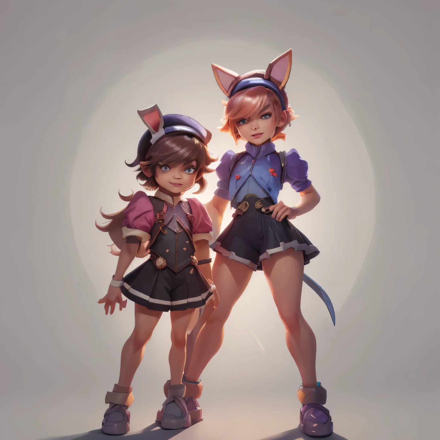 Young human boy and yordle tristana playing,8k, ultra detailed, soft lighting, pmmkr2024, cartoon, best quality,masterpiece,nice art,perfect art,nice detailed art,nice detailed body,nice detailed face,best quality, 8k, best quality, ultra-detailed , 8K, HD,,nice ultra detailed hands,nice ultra detailed fingers,nice ultra detailed legs,score_9,score_8,score_7,score_8_up,score_7_up,score_6_up,
1boy,  commentary, commentary request, full body