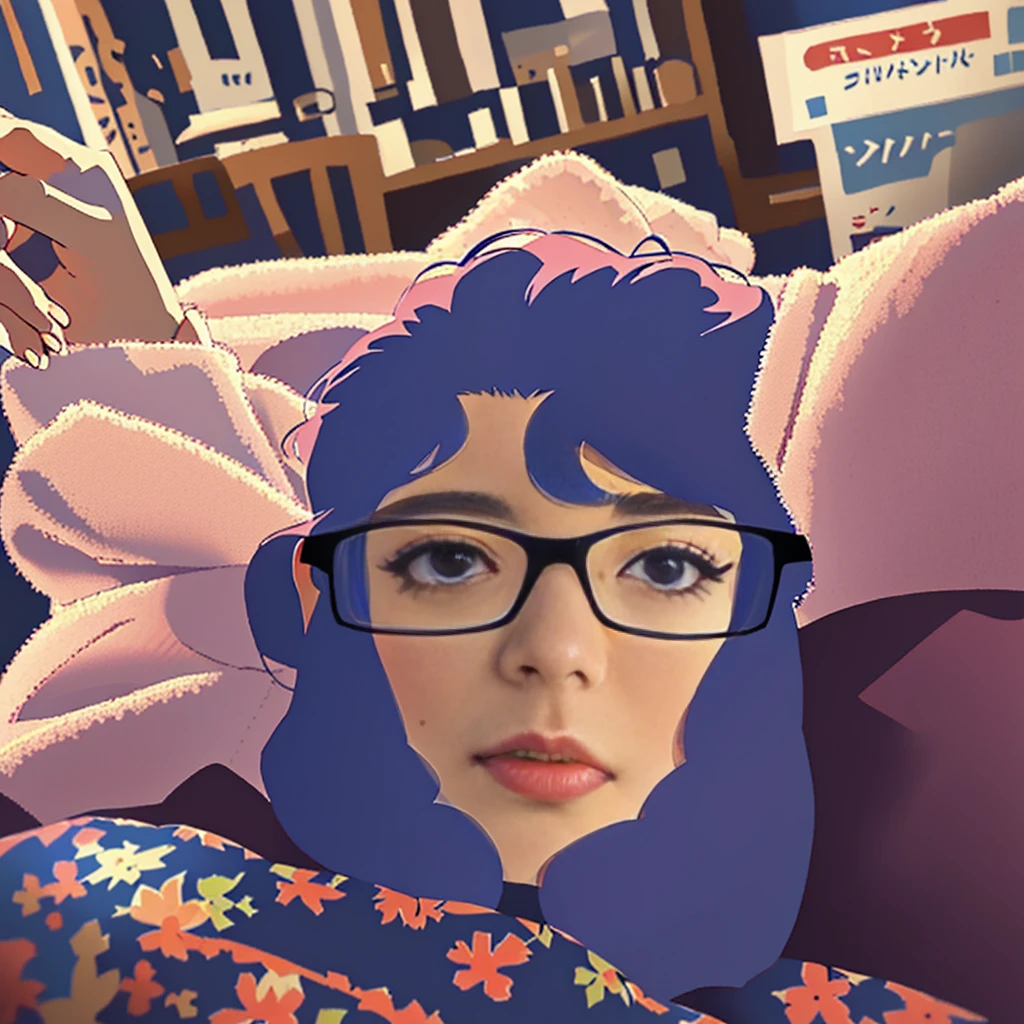 A woman is lying in bed with a pillow and a stuffed toy, profile image, 30-year-old woman, 30-year-old woman, Filmed in the early 2020s, Chubby, Photos taken in 2020, umamusume, 4 5 those, Nishimiya Shoko, tsutomo nihie, kiyoko suzuki