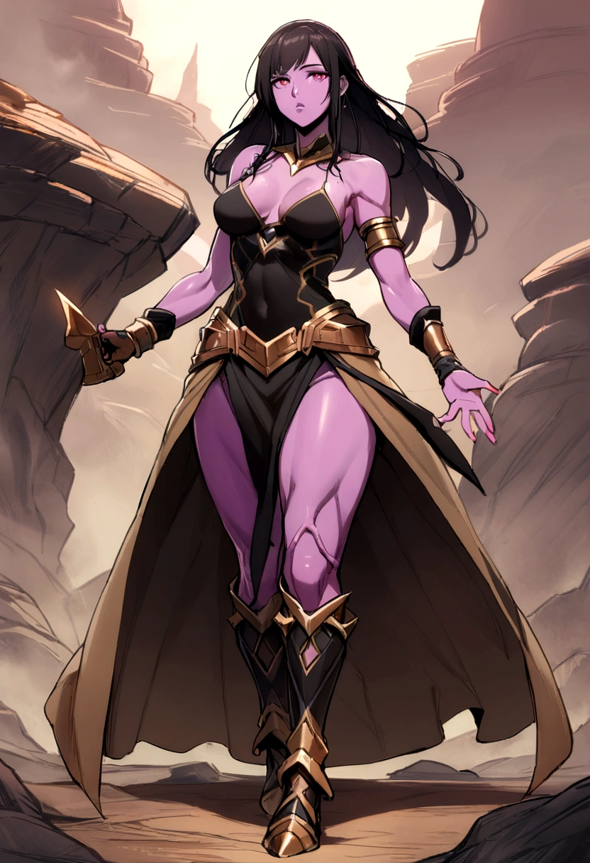 Gal Gadot, ((full body view:1.4)) Artwork, ((thepit style:1.4)), a drawing of a barbarian woman, (pink skin:1.5), muscular body, feminine, huge upper body, broad shoulders , veins, beautiful face, full lips, thin face, high cheekbones, muscular, in the artistic style of mohrbacher, in the style of Peter Mohrbacher