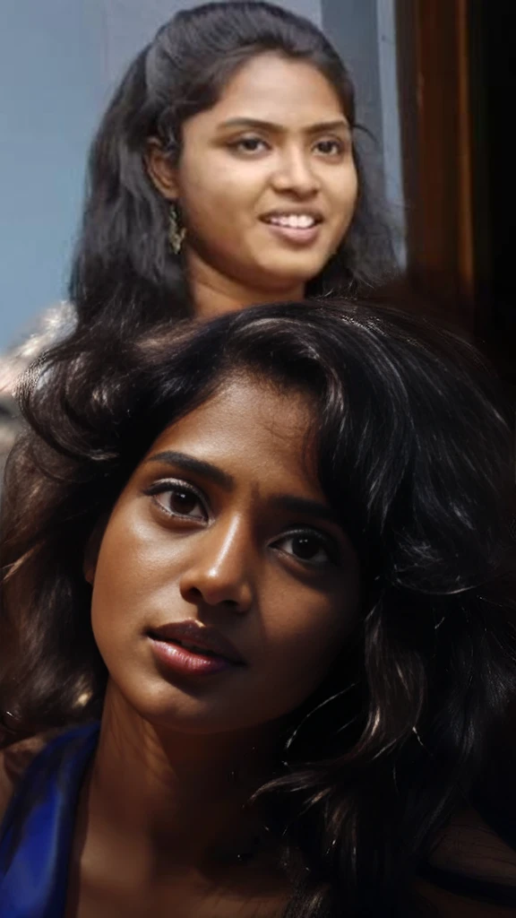 most beautiful Tamil girl full nude pussy goddess gods rays portrait close up shot ultra-realistic beautiful face