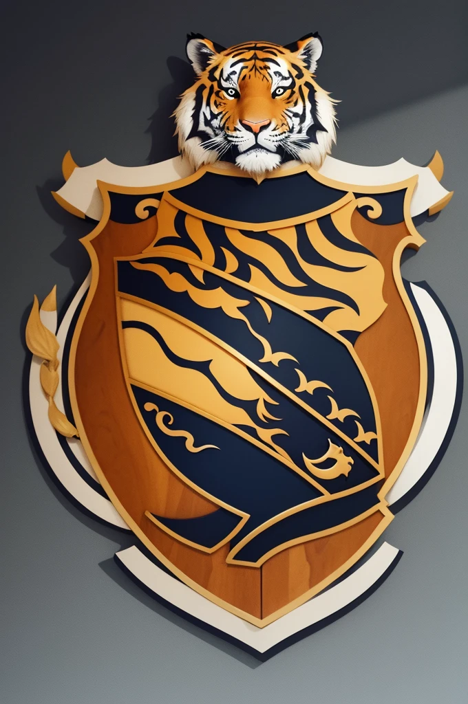 Coat of arms sixth year C, with tiger 