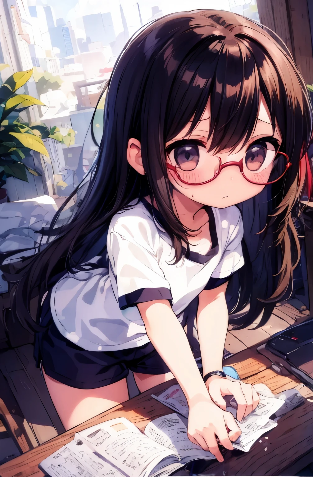 White gym clothes