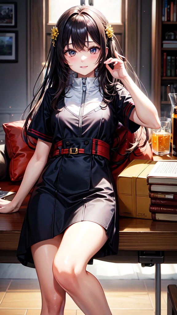 There&#39;s a woman with pink hair and a black blouse, anime styling 4 k, anime styling. 8K, anime styling 3 d realista, cyberpunk anime girl girl, seductive anime girl girl, anime wallpaper 4k, non-style artwork by guweiz, anime girl girl, photorealistic anime girl girl render, best 4k konachan anime wallpaper, female cyberpunk  anime