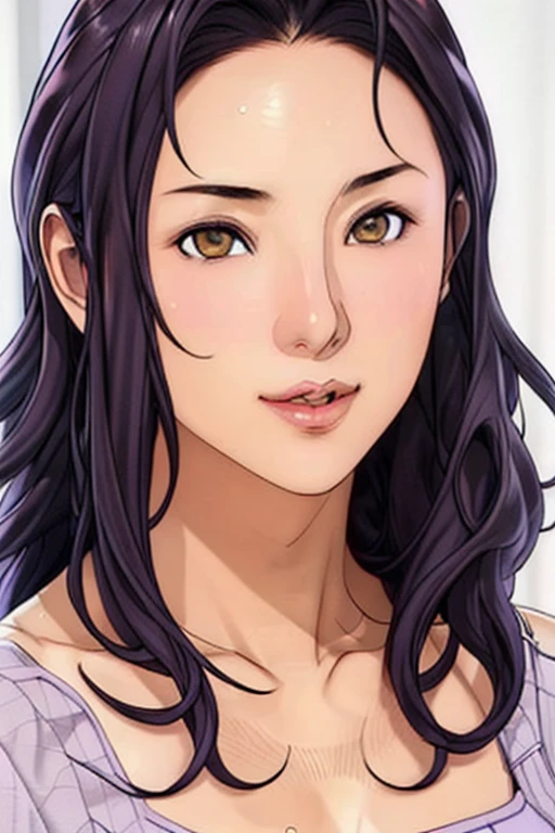 Simple white background,
Dynamic poses,stand at attention,
Purple Ribbed Sweater,Bare shoulders, clavicle, cleveage, Off-shoulder,
Yellow Eye, Purple Hair,Bangs,Long hair,
1 girl, 20 years old,Young women,beautiful long legs,beautiful body,
beautiful Nose,beautiful character design, perfect Eye, perfect Face,expressive Eye,Perfect balance,
Looking at the audience,(Focus on her Face),Shut up, (Innocent_Large target_Eye:1.0),(Light_Smile:0.3),
Official Art,Extremely detailed CG unity 8k wallpaper, Perfect lighting,rich and colorful, bright_front_Face_Lighting,White skin,
(masterpiece:1.0),(the best_quality:1.0), 超high resolution,4K,Extremely detailed,
photography, 8K, Human Development Report, high resolution, absurd:1.2, Kodak Portra 400, Film Grain, Blurred background, Bokeh:1.2, 镜头Light晕, (Energetic_color:1.2),专业photography师,
(beautiful,Large target_breast:1.4), (beautiful_Face:1.5),(narrow_waist),