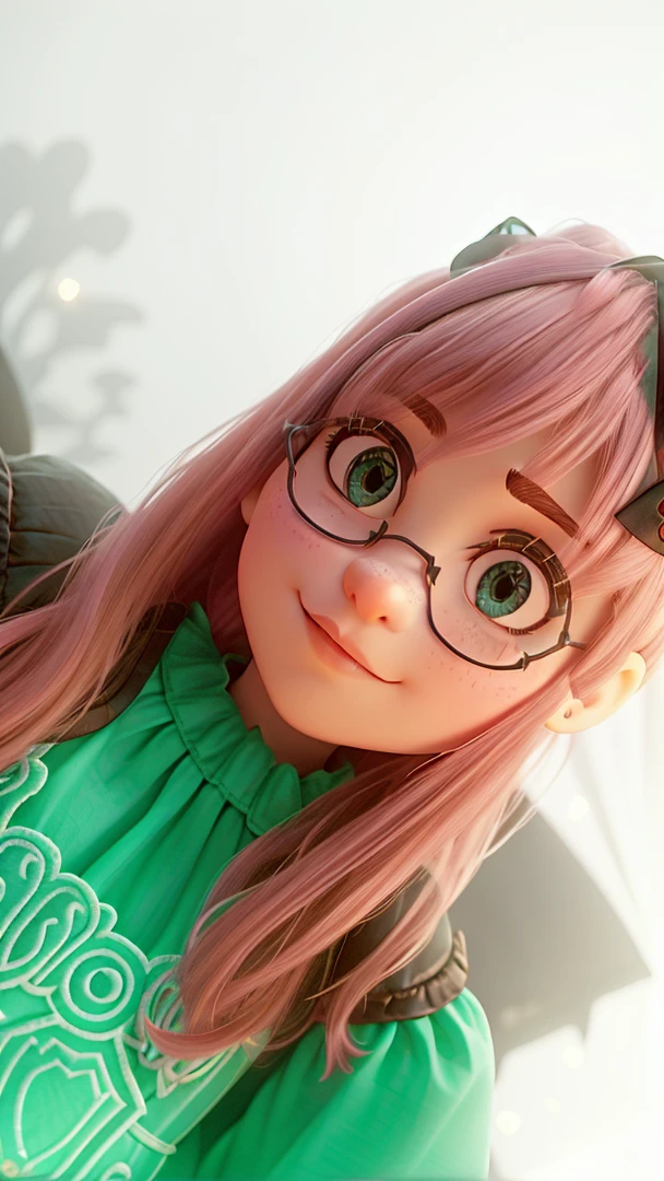 a cute gothic girl waits in the candlelit shadows, gothic hair accessories, very detailed textures, Light and shadow, Antialiasing, colored, vivid colors, floating specks, Dynamic volumetric lighting, strong 3D bokeh effect, vibrant contrast color, rich and deep