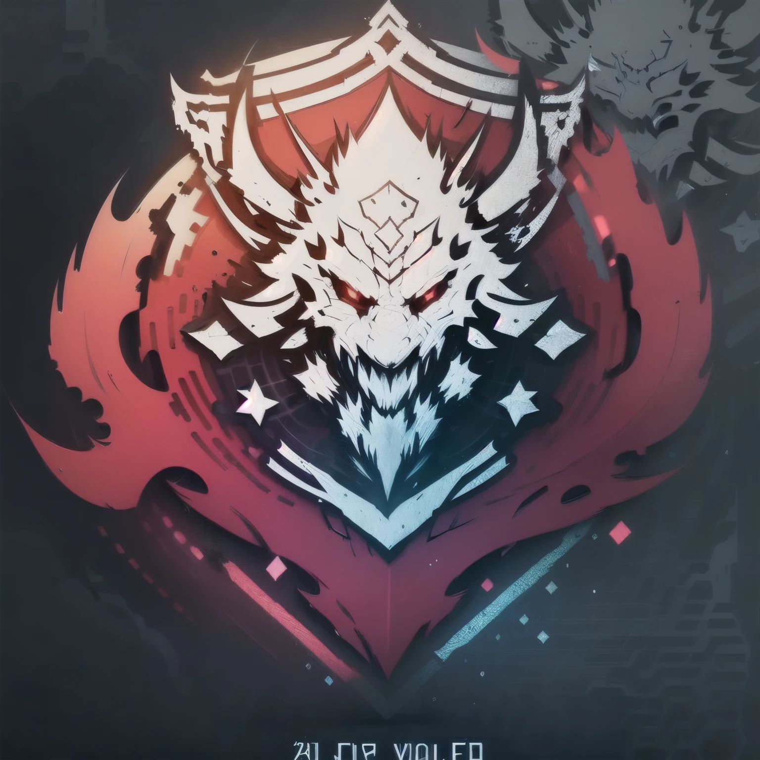 a logo using blood claw, too simple for a blood faction in an RPG world, blood emblem, only red color, mighty, frantic, anger, chic, Symmetrical, posh, high qualiy, com fundo branco