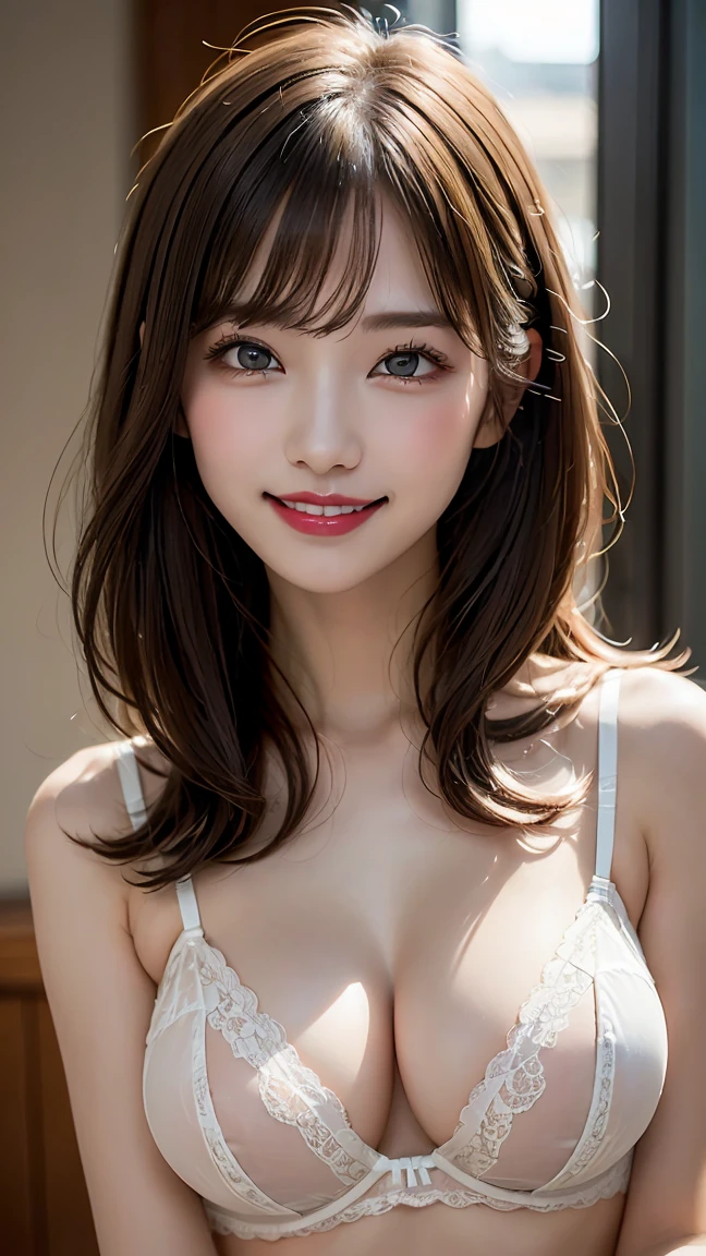 (((masterpiece, Beautiful girl:1.3))), Detailed eyes, Swollen eyes, Highest quality, Ultra High resolution, (reality: 1.4)、Perfect Makeup、Ultra high resolution lip:1.2、Trendy Korean cosmetics、eye shadow:1.3、Asian Beauties, Very very beautiful:1.3, Beautiful skins, Slim forward-facing body, (Super Realistic), (High resolution), (8K), (Very detailed), ( Best illustrations), (Beautiful and detailed eyes:1.4), (Ultra-detailed), Perfect Detailed face:1.2, Bright lighting, Professional Lighting, Looking at the audience:1.2, Look straight ahead、Look at me and smile:1.5 BREAK Erotic:1.5、Sexy Face:1.4、Japanese  girl、Extremely revealing, sexy micro bikini:1.6、Great smile:1.5、Brown Eye color、
BREAK (The most atmospheric and warm lighting:1.3)、Blurred Background:1.3、With bangs、Super High resolution, Beautiful face:1.2、((Ultra high resolution skin、The most ultra-high resolution detailed face、Ultra high resolution hair、Ultra-high resolution, shining eyes、Beautiful face drawn in every detail、Ultra high resolution glossy red lips:1.4)),
BREAK ((Dark brown hair:1.2)), Realistic,  ((Dark brown hair)), lips, Outdoor:1.3, Big eyes、Eyelashes、((Shining beautiful landscape:1.1))、(((Hair with bangs、Beautiful Hair、Big eyes、large full chest、Intensely accentuates the eyes、Staring at the audience:1.1、Beautiful beauty、Listen carefully、Long neck、Smile a little:1.3、laugh, Ideal body proportions:1.4)))、{E cup:1.5|huge|big|Huge|mega} chest, Chest cleavage、(((bewitching smile, Naughty expression、Various expressions:1.2、Erotic poses:1.3))), BREAK absurdres, highres, ultra detailed,
BREAK (1girl:1.3), __hair-female-short__,
BREAK from front,
BREAK beach scene, Cowboy Shot, thigh:1.2, microbikini:1.5, ((Random Soft Color Lingerie:1.2, Colorful Lingerie, Lace Lingerie:1.5)), BREAK Feminine alluring pose,smooth thighs,eroth:1.3