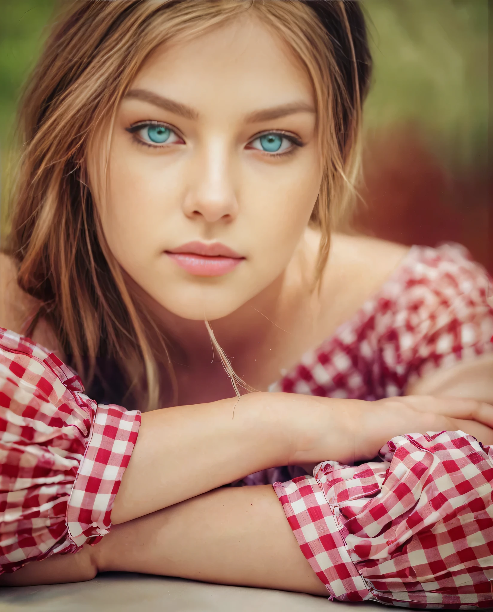 (best qualityer, ultra detaild) , (high resolution skin texture) , ( ultra realistic image resolution) , blonde woman with light green eyes looking at viewer (Ultra Realistic Detail) , (photorealistic:1.4), detailed gorgeous face
