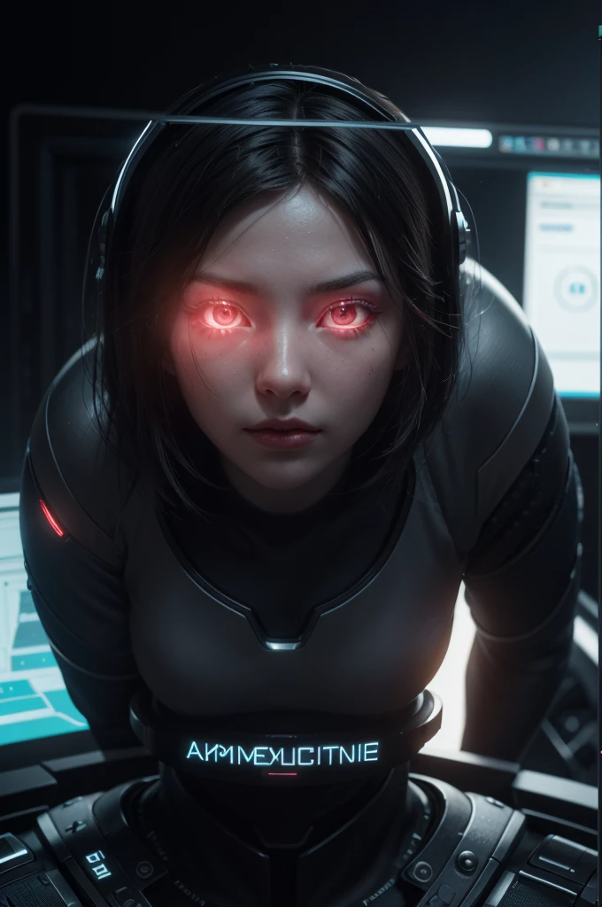 a close up of a computer screen with text that says lumox studio, an ambient occlusion render inspired by Luma Rouge, featured on Artstation, Graphite, lumen global illumination, unreal 5 lumen engine, luminous scifi engine, unreal lumen engine, hyperrealistic lighting studio, unreal engine 5», viscous and unreal engine