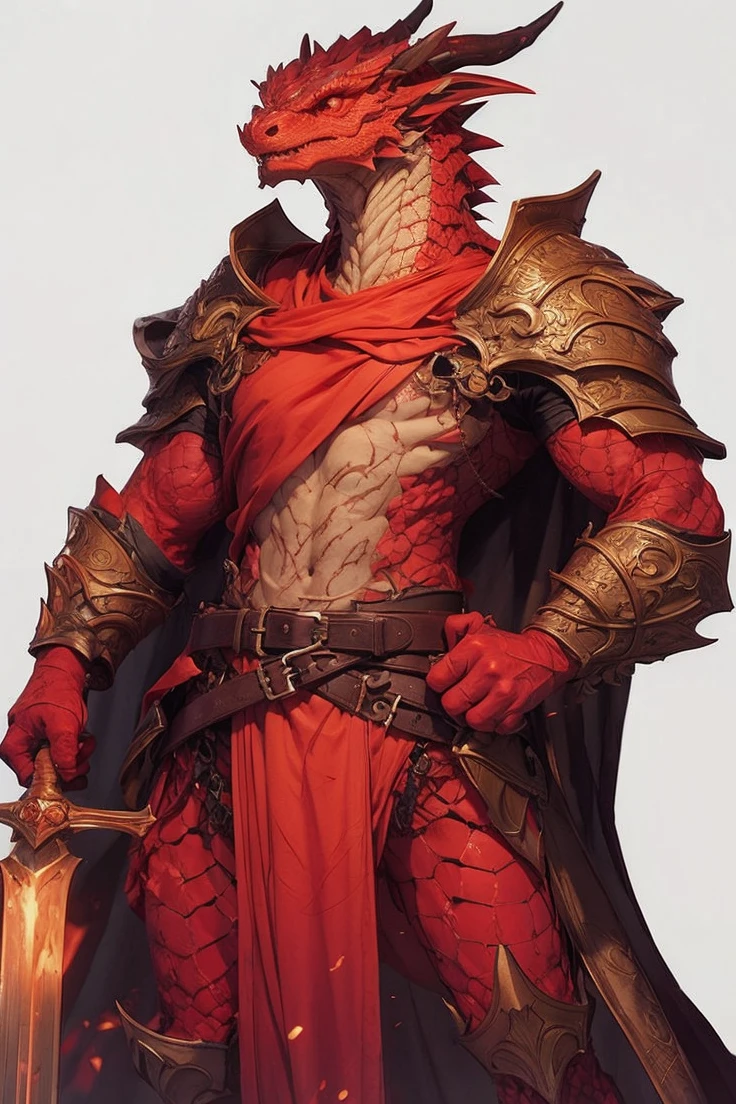 Red Human Dragon