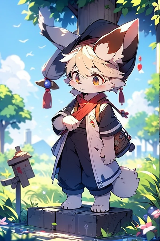 fox motif, boy, uniform,expensive,One person,Stand up on your own feet,expensive,Cityscape,expensive,,Rural Scenery,Rice field scenery,No hair,