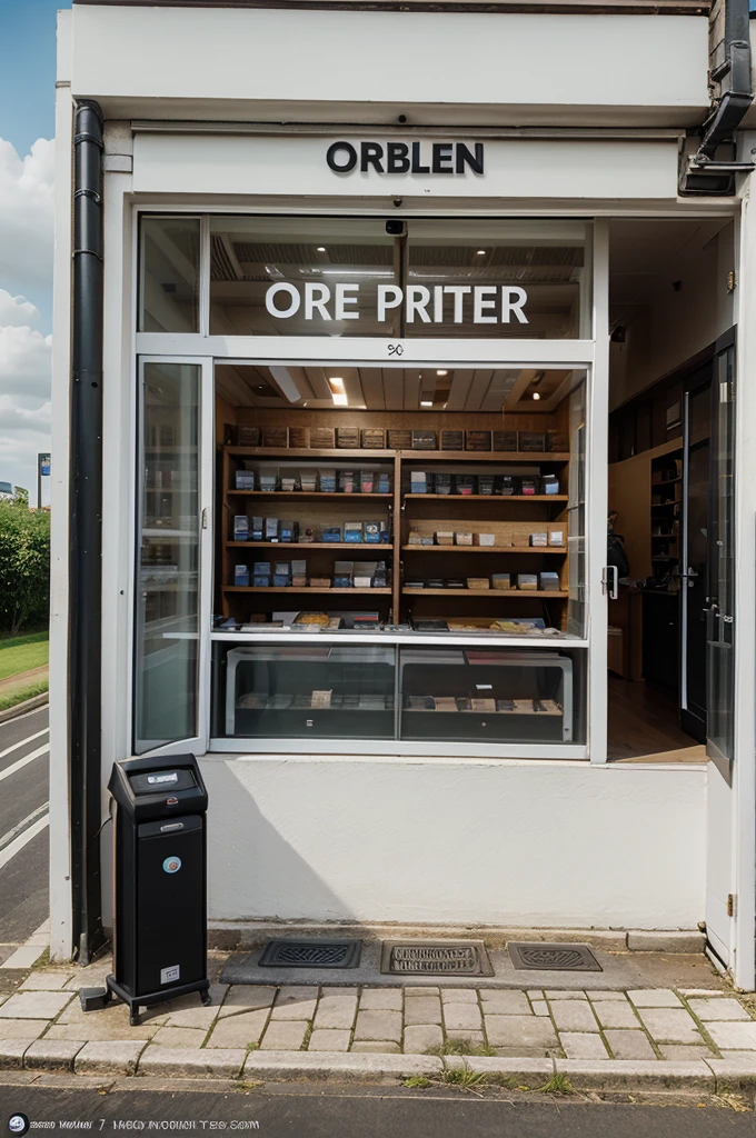 Make a photo of the open pre order brochure