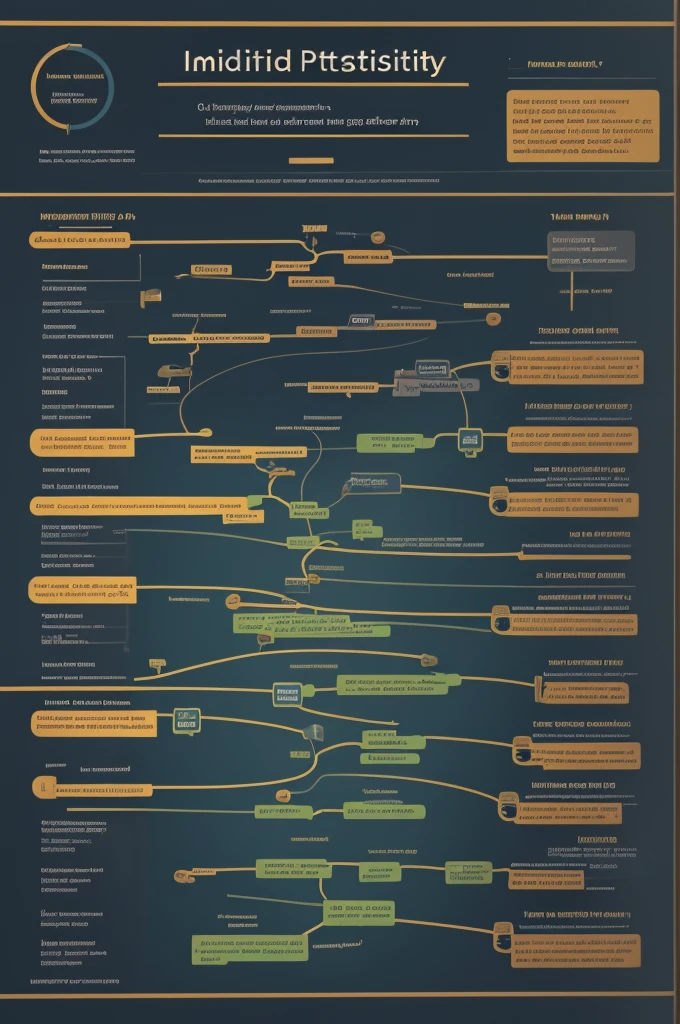 Mind map about probability and statistics.